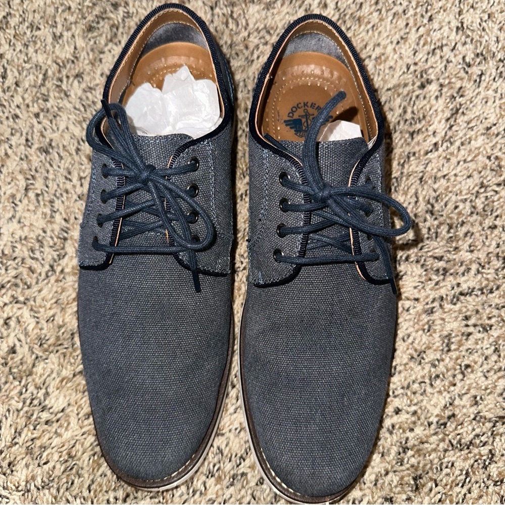 Dockers Men's Dark Blue Oxfords